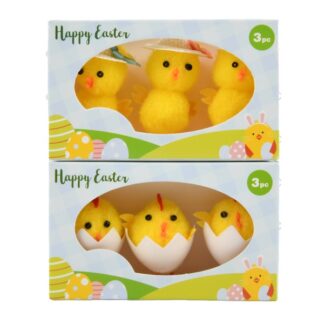 He Easter Chick Decoration 3Pcs 11X5X5.4Cm
