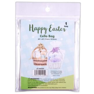 He Easter Cello Bag 30Mic Clear