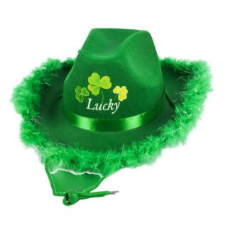 Hk St. Patrick'S Hat W/Feather