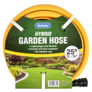 Water Hose 25Ft Hybrid High Flexible 3 Layers 5/8"
