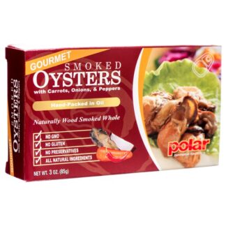 Polar Smoked Oysters 3 Oz W/ Carrot & Onion