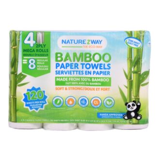 Naturezway Bamboo Paper Towels 4 Rolls