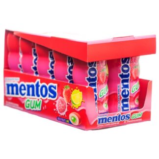 Mentos Gum Red Fruit Lime 15Pc