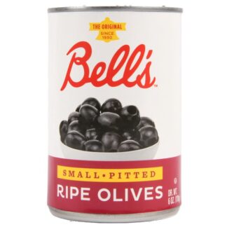 Bell Black Olives 6 Oz Pitted Small