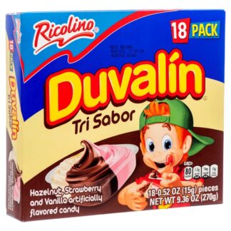 Ricolino Duvalin 18 Ct 3 Sabores