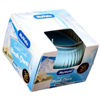 Nuvalu Candle Tumbler 3 Oz Fresh Linen