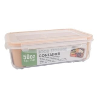Plastic Food Container Rect.1.1L 2Divide
