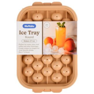 Nuvalu Ice Tray Round 27Ct 1"