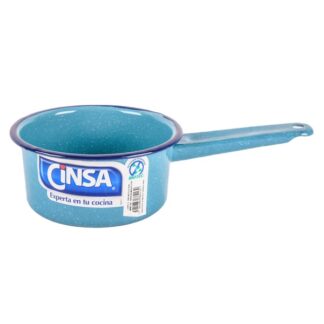 Cinsa Enamele Steel Sauce Pan 1Qts #14