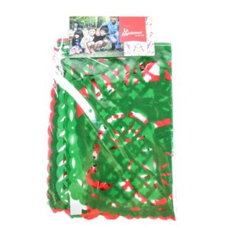 Party Cutout Banner Green/Wht/Red