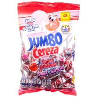 De La Rosa Paleta Jumbo Cereza 24Ct