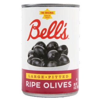Bell Black Olives 6 Oz Pitted Large