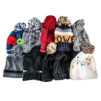 Hw Pom Pom Beanie  Assorted Colors/Designs
