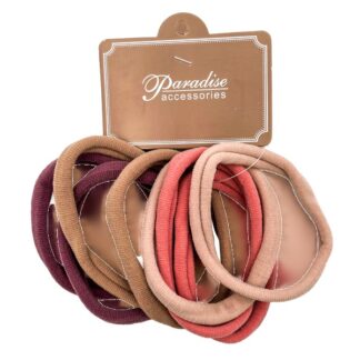 Paradise Hair Ties 8Ct Asst Colors