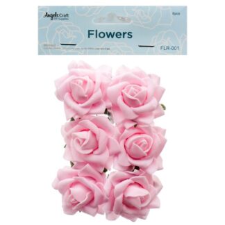 Craft Foam Flower 2.5" Pink