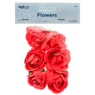 Craft Foam Flower 2.5" Red