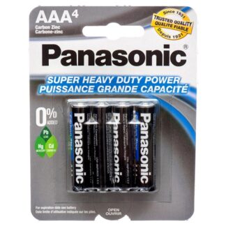Battery Panasonic #Aaa 4 Pk