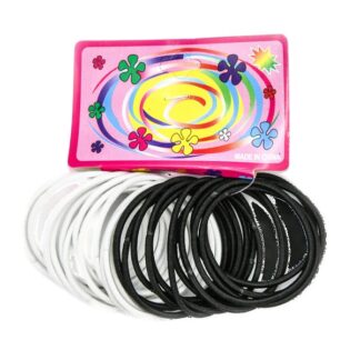 Hair Tie Small Black & White