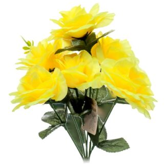 Artificial Flower Rose 6 Flowers