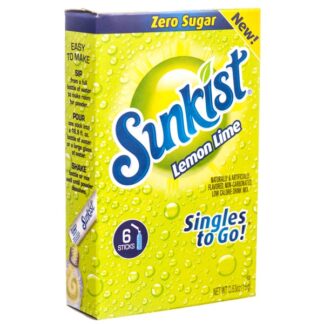 Sunkist Lemon Lime Singles 6 Ct