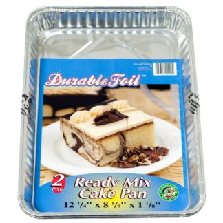 Durable Cake Pan Rect 2 Pk #D12020