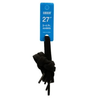 Shoelace Flat Black 27"