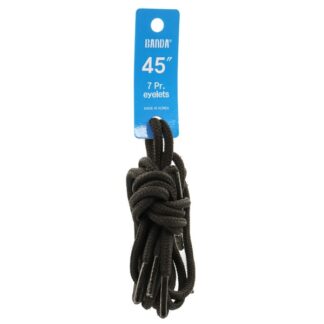 Shoelace Round Black 45"