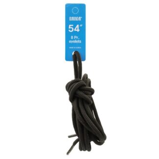 Shoelace Round Black 54"