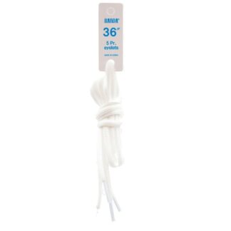 Shoelace Oval White 36"