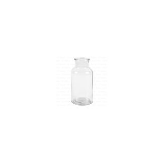 Nuvalu Glass Vase  6.3" Tall Clear