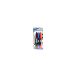 Bazic Marker Permanent 3Pc Jumbo 3 Asst Clr