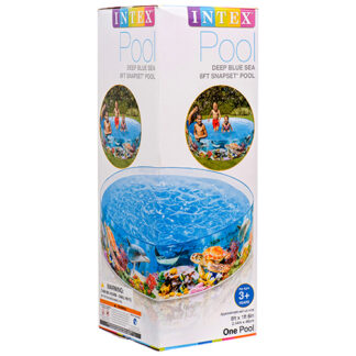 Hs Intex Pool Snap Set 8 Ft X 18" Coral Reef