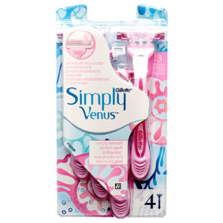 Gillette Simply Venus Razors 4 Pk