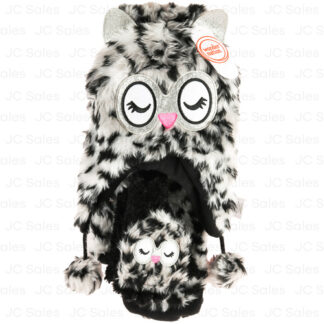 Hw Winter Hat/Muffler/ Gloves Owl Set One Size