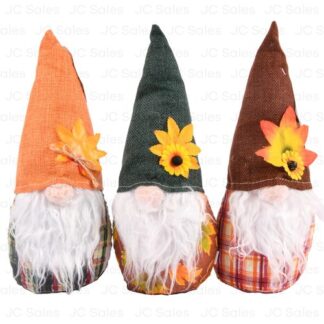 Ht Gnome Harvest Table Decor Asst 4X10 In
