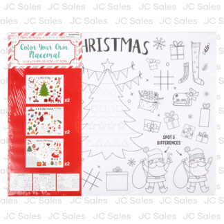 Hx Xmas Color Your Own Placemat Asst 6 Pk