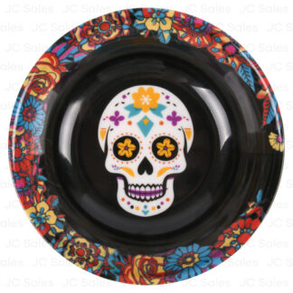 Hh Kocina Skull Soup Bowl Black 6.8"