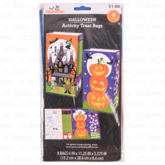 Hh Halloween Activity Treat Bags 8Pc