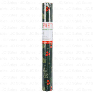 Hx Blooming Holly Paper Table Runner