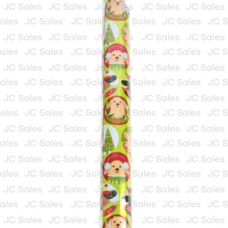 Hx Dashing Dogs Gift Wrap Jumbo Roll 22.5 Sq Ft