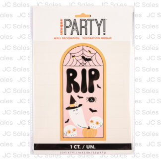 Hh Groovy "Rip" Tombstone Wall Poster 84X39"