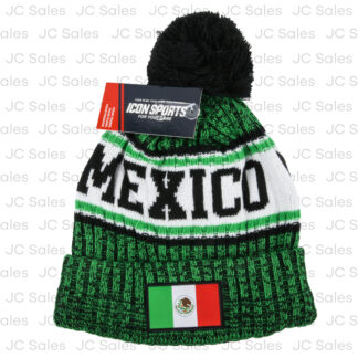 Mexico Crowned Winter Beanie Blue