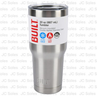 Built Double Wall Ss Tumbler Silver 30 Oz