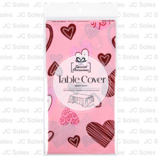 Hv Valentine'S Table Cover Hearts Pattern 54X108"