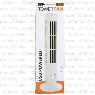 Tower Fan 2-Speed Usb Powered 13" Asst Color