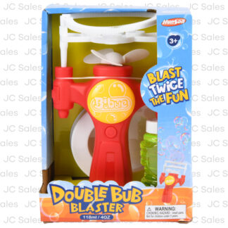 Hs Double Bubble Blaster Machine Toy In Open Box