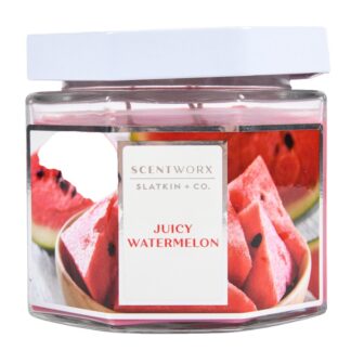 Scented 3-Wick Candle Juicy Watermelon 14.5 Oz