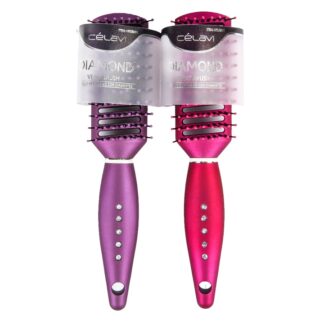 Celavi Diamond Vent Hair Brush Asst Color