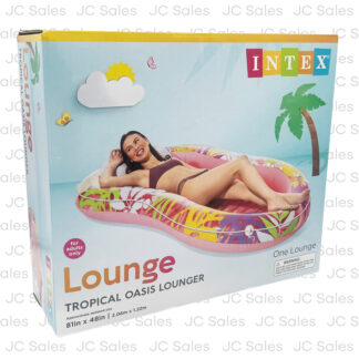 Hs Intex Tropical Oasis Lounge Raft 81 X 48 In