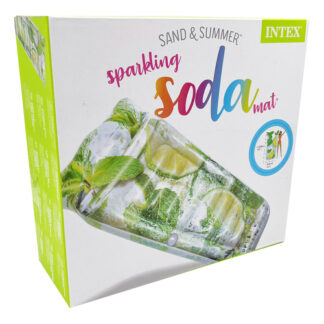 Hs Inflatable Sparkling Soda Mat 66" X 33" #58778Eu